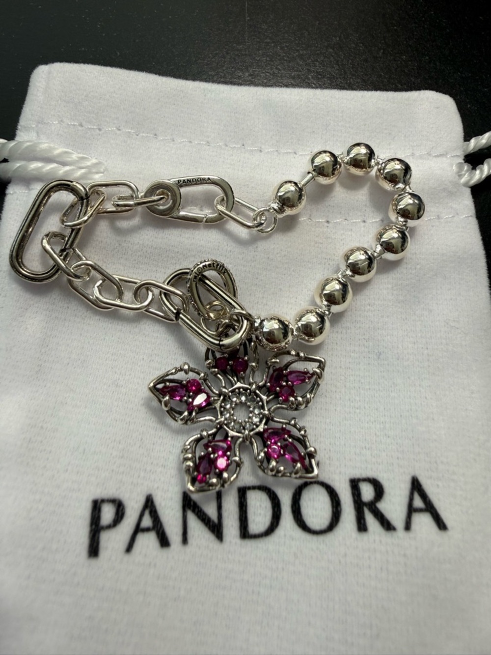 Pandora ME Bracelet S925 ALE + Stranger Things Charm Sterling Silver Gift